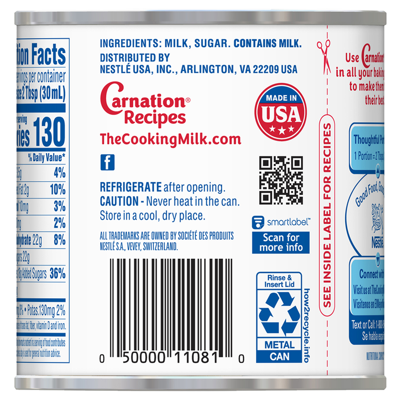Nestle Carnation Sweet Condensed Milk 14oz