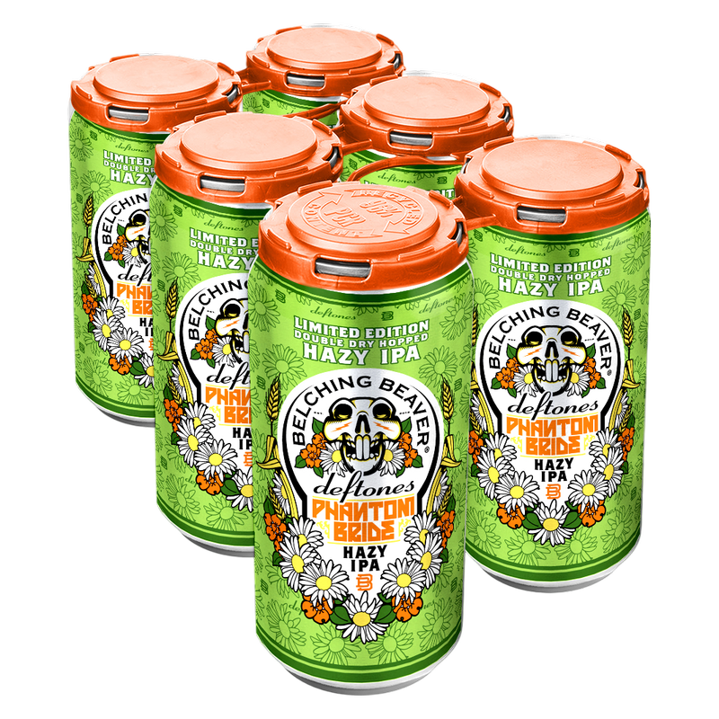 Belching Beaver Brewery & Deftones Phantom Bride Hazy IPA 6pk 16oz