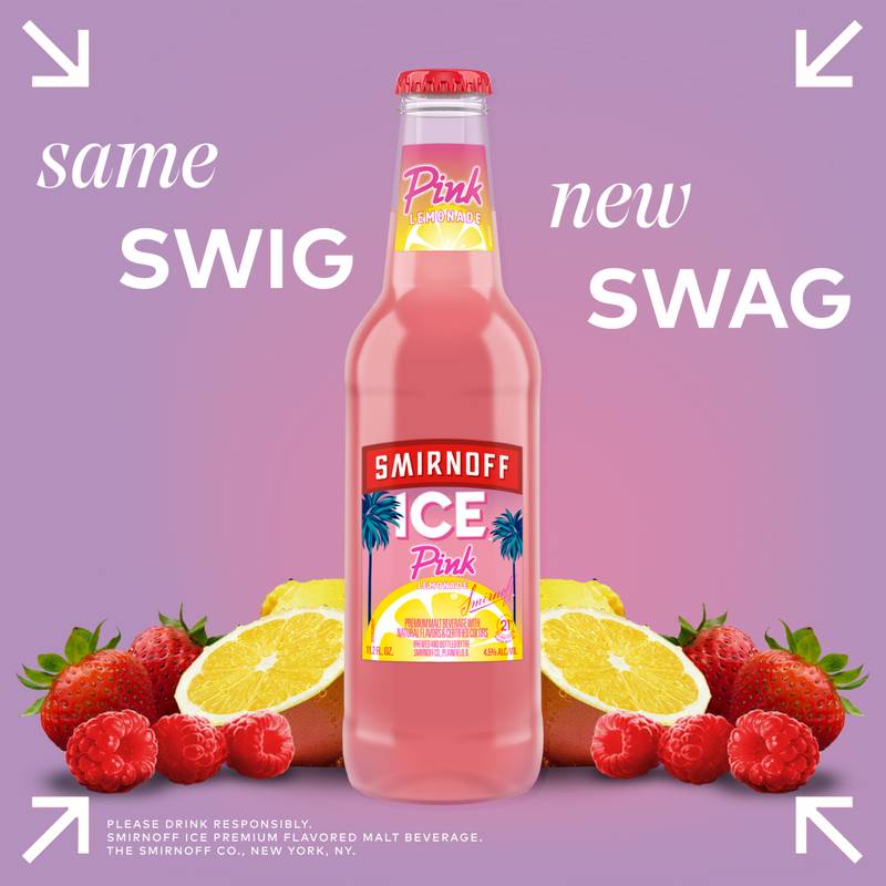 Smirnoff Ice Pink Lemonade 6pk 11.2oz Btl