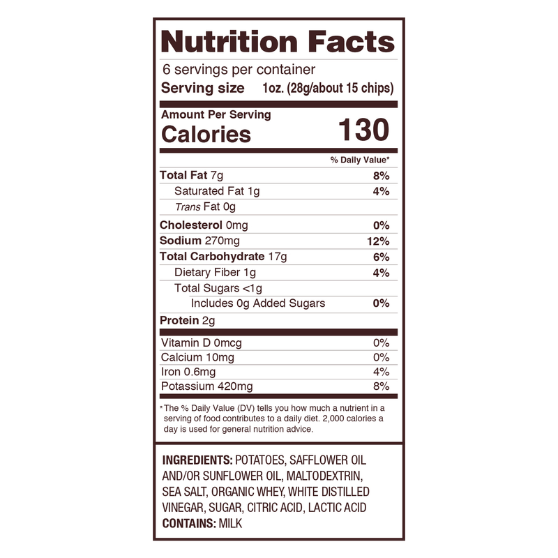 Uglies Salt & Vinegar Kettle Cooked Potato Chips 6oz