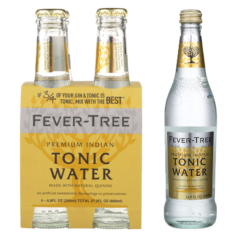 Fever Tree Premium Indian Tonic Water 4pk 200ml Btl