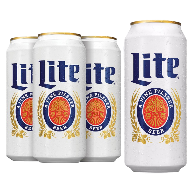 Miller Lite 4pk 16oz Can 4.2% ABV