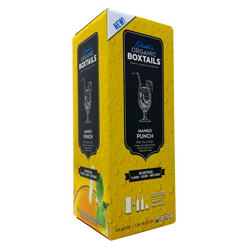 Drake's Organic Boxtail Mango Vodka Punch 1.75L (24 Proof)
