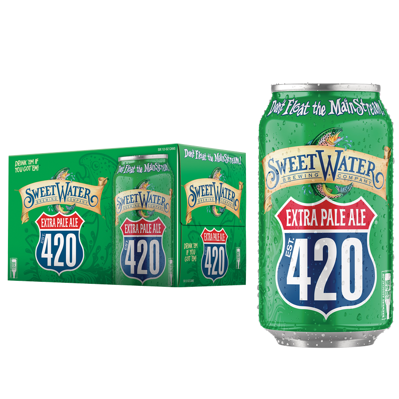SweetWater 420 Pale Ale 6pk 12oz Can 5.7% ABV