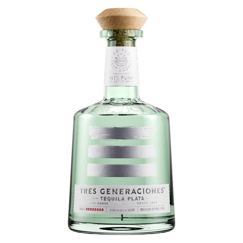 Tres Generaciones Plata Tequila 750ml (80 Proof )