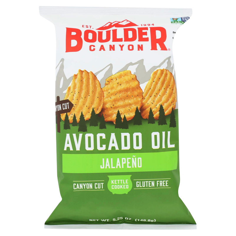 Boulder Canyon Jalapeno Canyon Cut Potato Chips 5.25oz