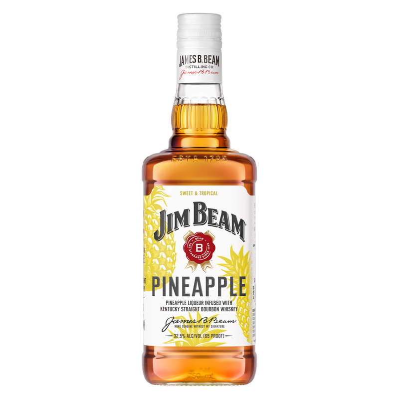 Jim Beam Pineapple Bourbon 750ml Bottle 32.5% ABV