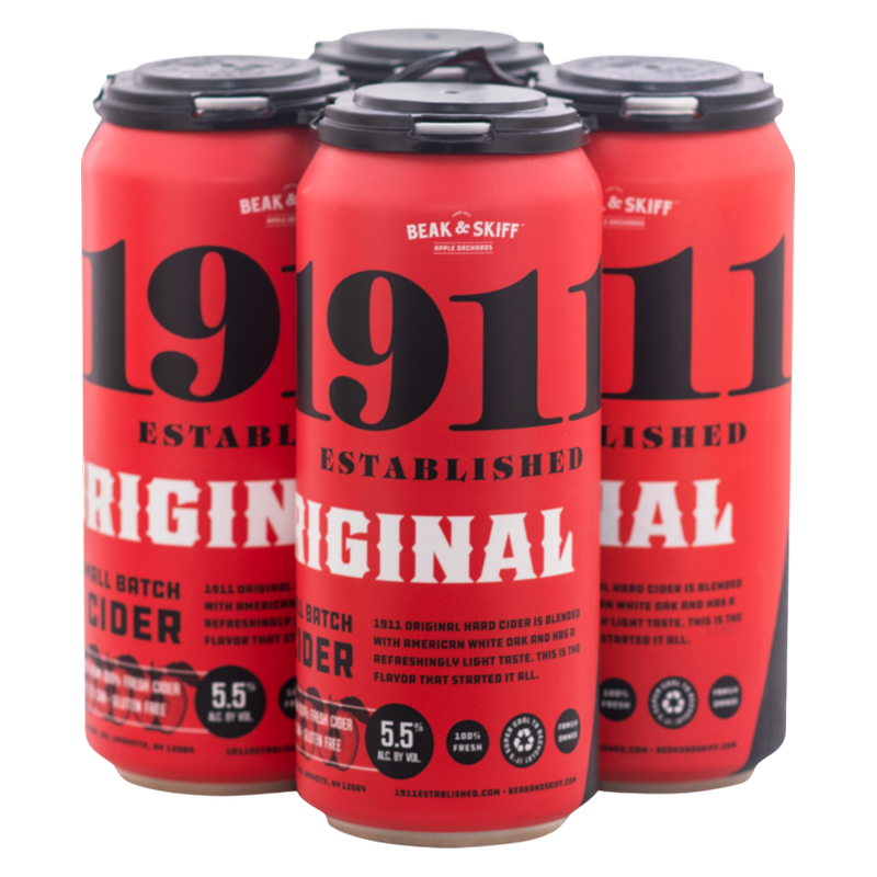 1911 Original Hard Cider 4pk 16oz Can 5.5% ABV