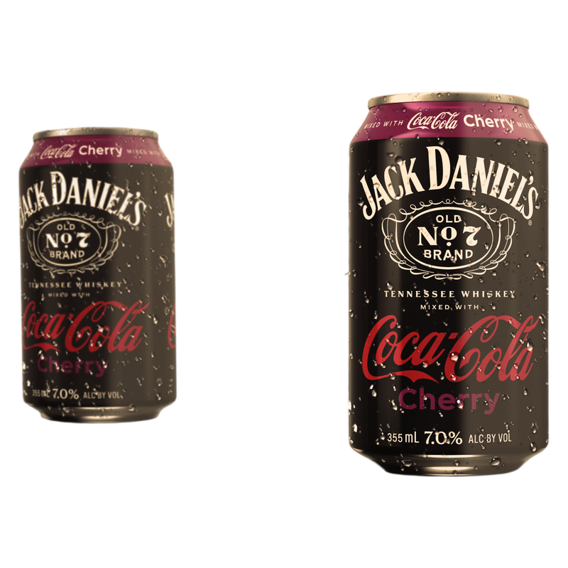 Jack Daniel's & Coca-Cola Cherry 4pk 12oz Cans 7% ABV