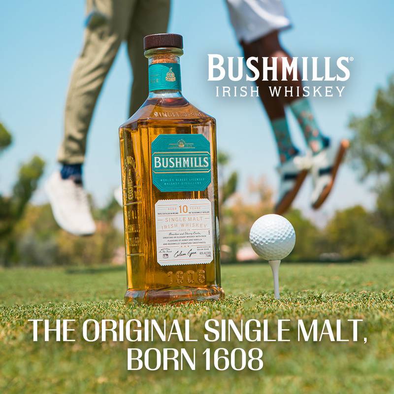 Bushmills 10 Year Irish Whiskey 750ml (80 Proof)