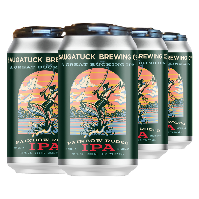 Saugatuck Rainbow Rodeo IPA 6pk 12oz Can 7.0% ABV