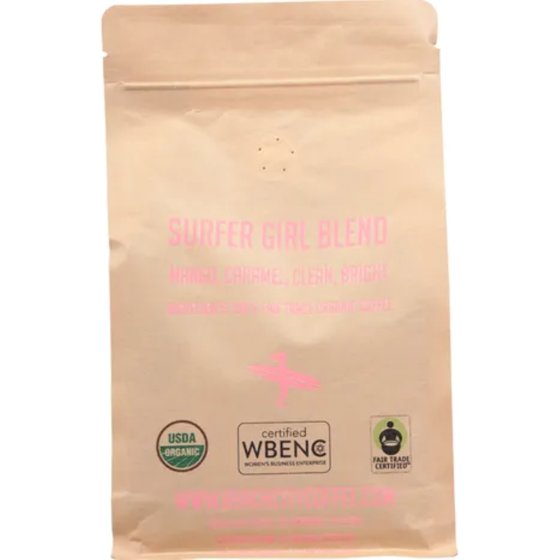 Beach City Coffee Surfer Girl Blend Whole Beans, 12 oz