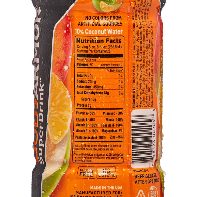 BODYARMOR Orange Mango Sports Drink 16oz