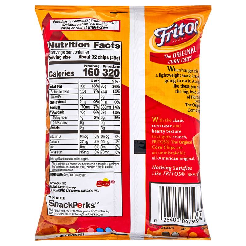 Fritos Original Corn Chips 2oz