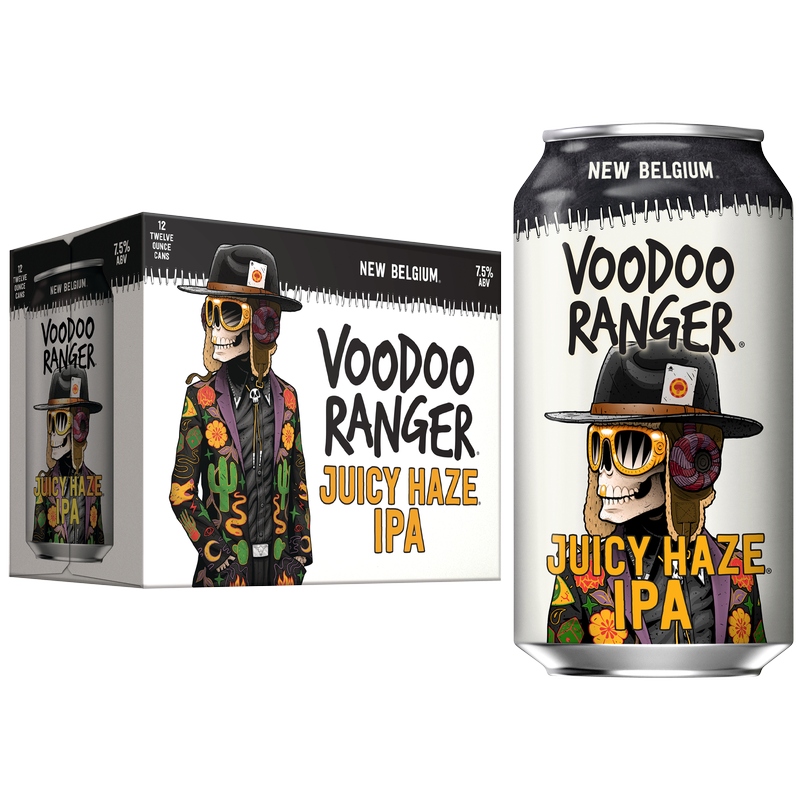 New Belgium Voodoo Ranger Juicy Haze IPA 12pk 12oz Can 7.5% ABV
