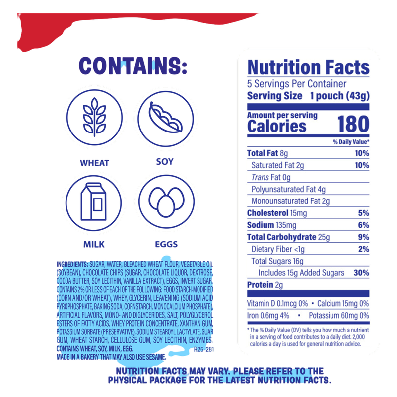 Entenmann's Little Bites Chocolatey Chip Mini Muffins, 5 packs, 7.5 oz