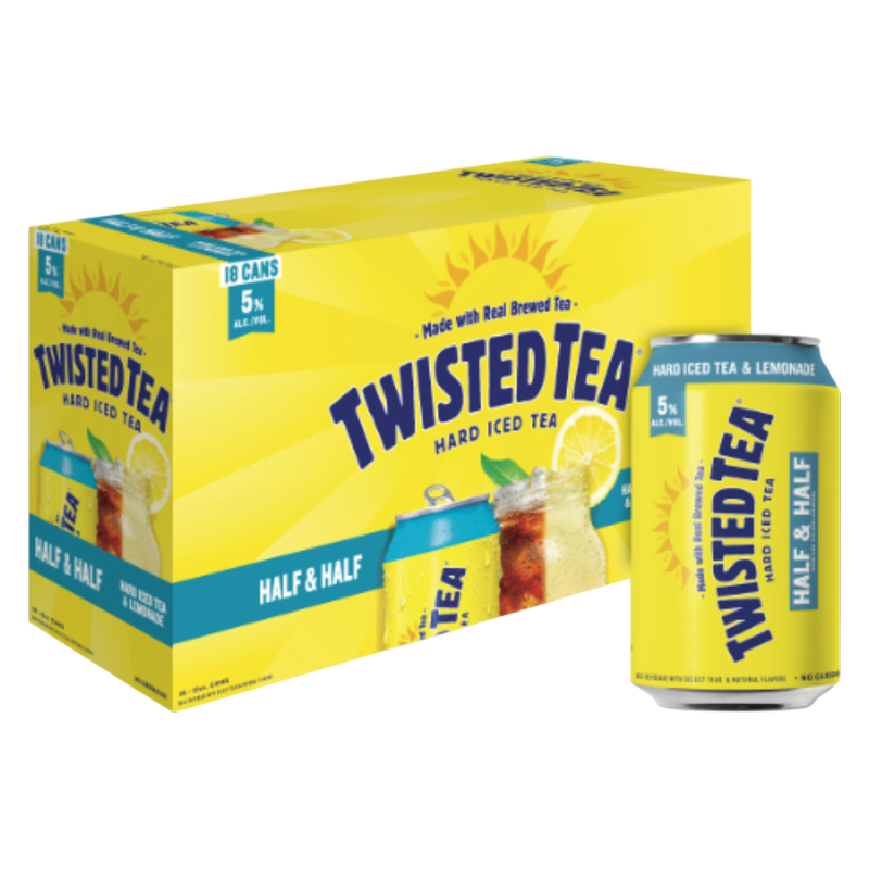 Twisted Tea Half and Half 18pk 12oz Can 5.0% ABV