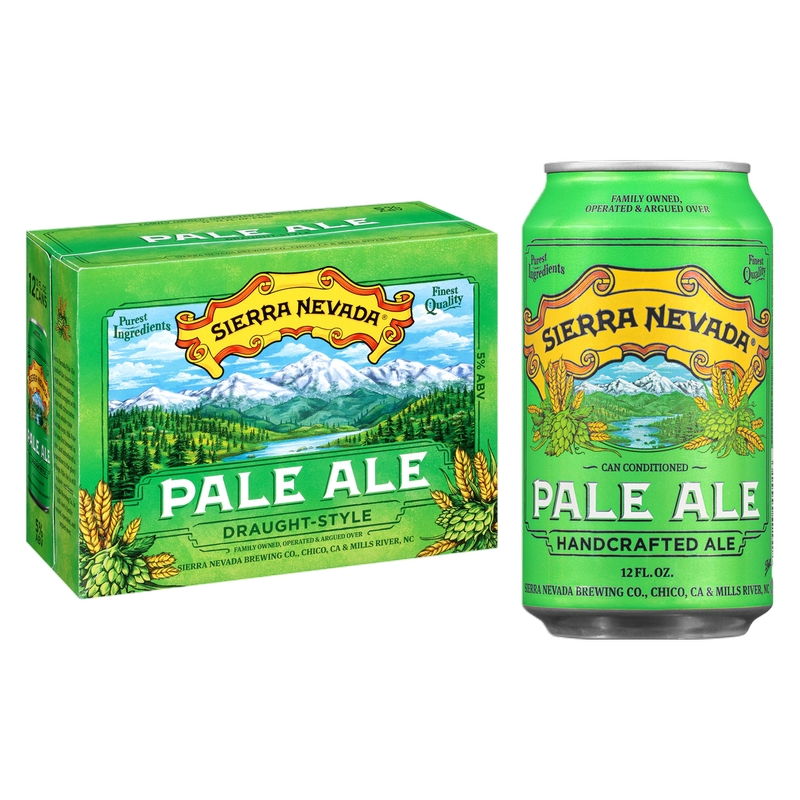 Sierra Nevada Pale Ale 12pk 12oz Can 5.6% ABV