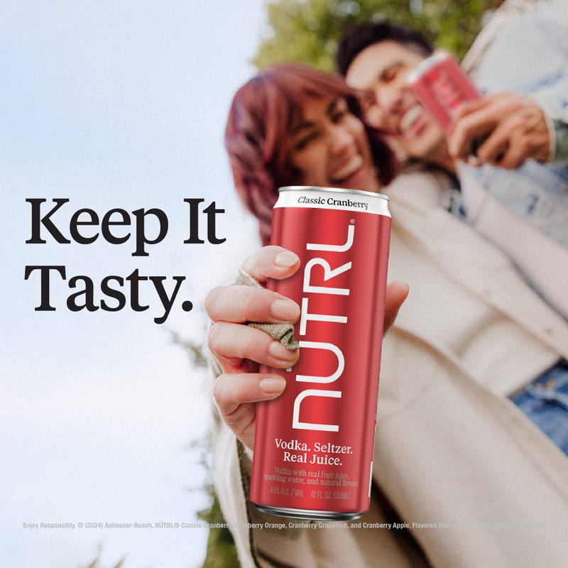 NUTRL Vodka Cranberry 8pk 12oz Can 4.5% ABV