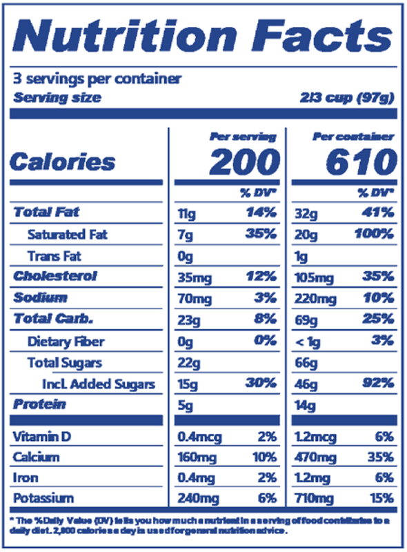 Blue Bell Banana Fudge Pint 16oz