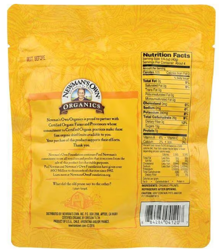 Newman's Own Organic Prunes, 6oz