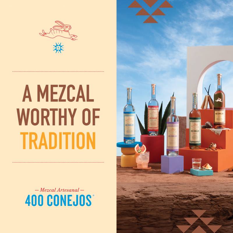 400 Conejos Añejo Mezcal 750ml (80 Proof)