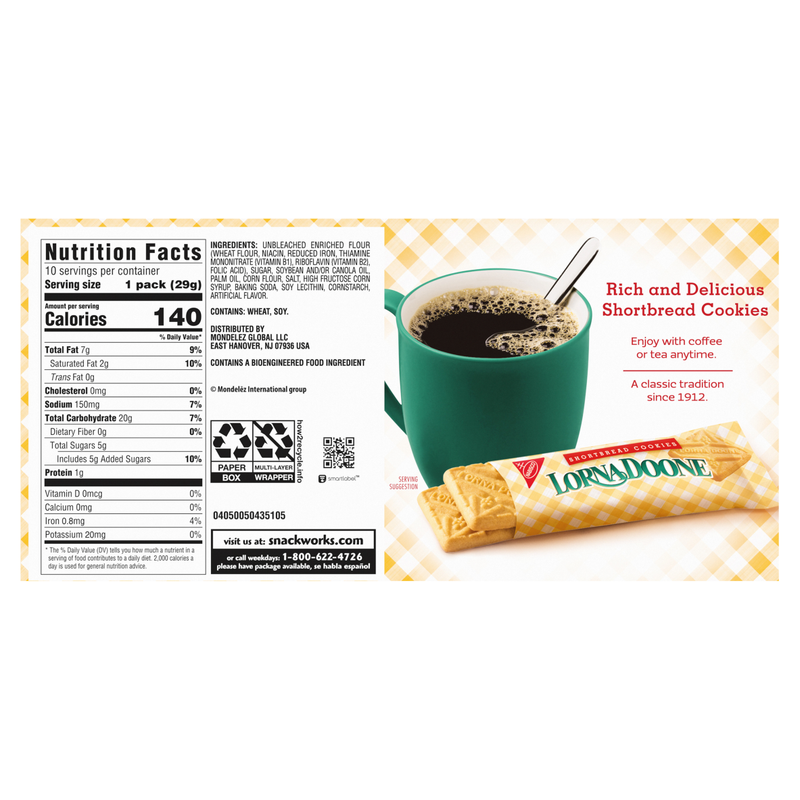 Lorna Doone Shortbread Cookies 10oz