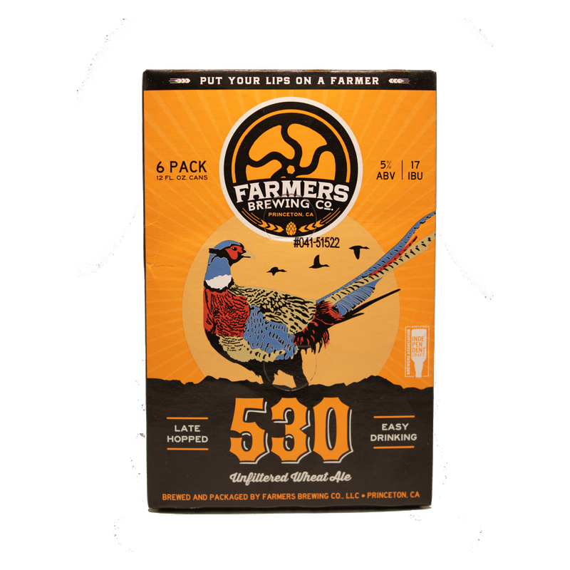 Farmers Brewing 530 Unfiltered Wheat Ale 6pk 12oz Can