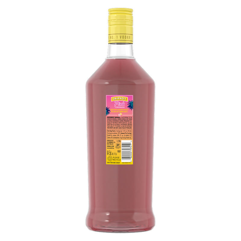 Smirnoff Pink Lemonade Plastic 1.75L (60 Proof)