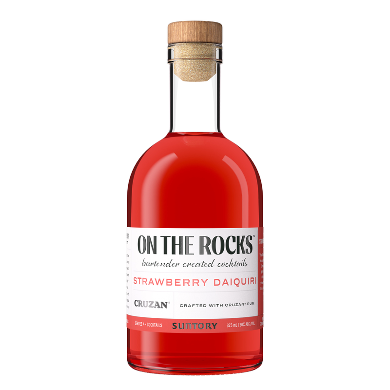 On The Rocks Cruzan Strawberry Daiquiri 375ml