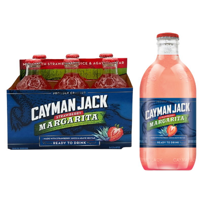 Cayman Jack Strawberry Margarita 6pk 11.2oz