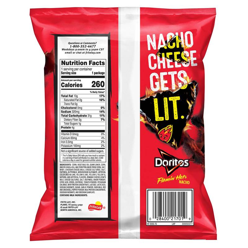 Doritos Flamin' Hot Nacho 1.75oz