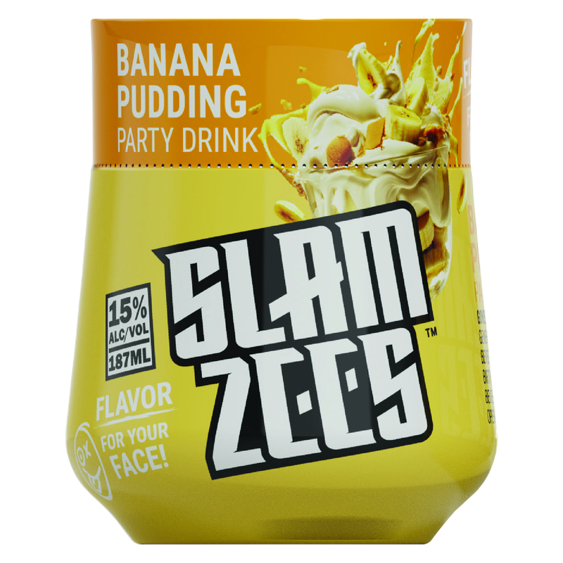 Slamzees Banana Pudding 187ml 15% ABV