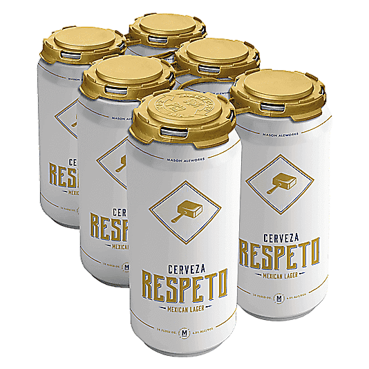 Mason Ale Works Respeto Mexican Lager 6pk 16oz Can