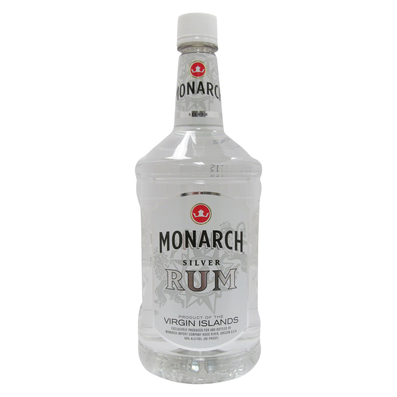Monarch Rum Silver Plastic 1.75L