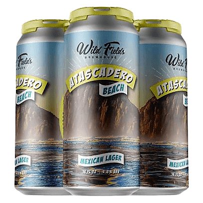 Wild Fields Brewhouse Atascadero Beach Mexican Lager 4pk 16oz Can