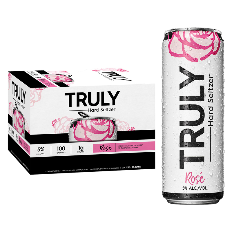 TRULY Hard Seltzer Rose 12pk 12oz Can 5.0% ABV