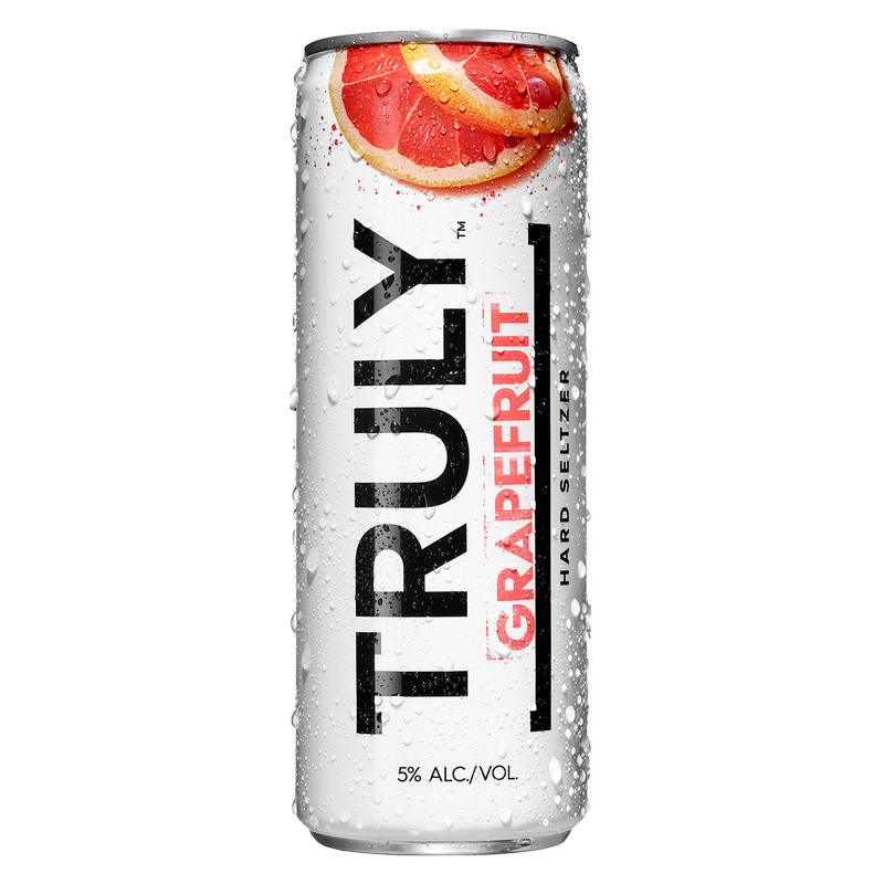 TRULY Grapefruit Hard Seltzer Single 12oz Can 5.0% ABV