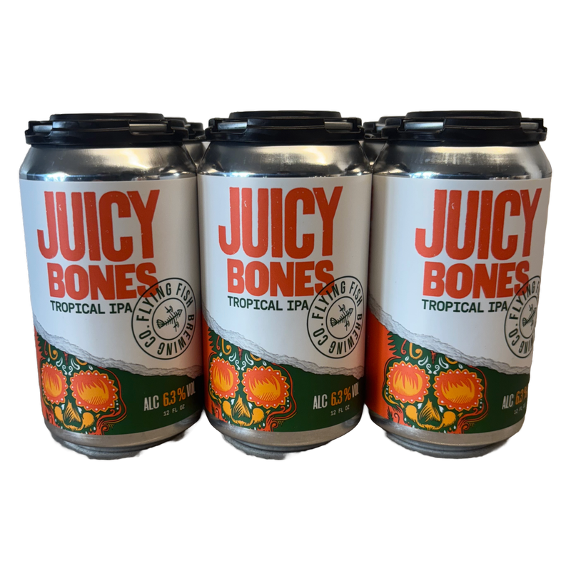 Flying Fish Juicy Bones Tropical IPA 6pk 12oz Cans 6.3% Abv