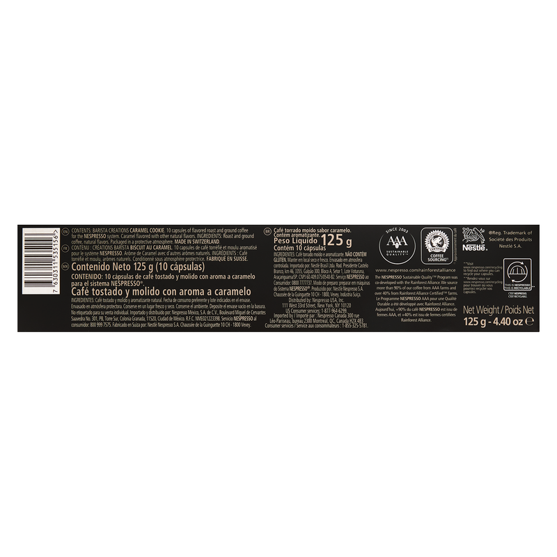 Nespresso Vertuo Caramel Cookie Capsules 10ct 7.77oz