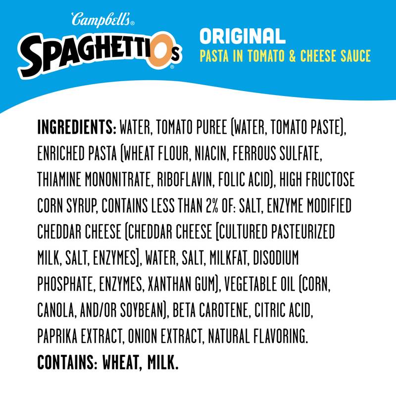 SpaghettiOs® Original Canned Pasta, 15.8 oz Can