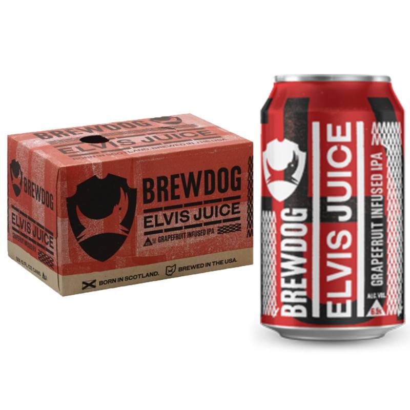 BrewDog Elvis Juice IPA 6pk 12oz Can 6.5% ABV