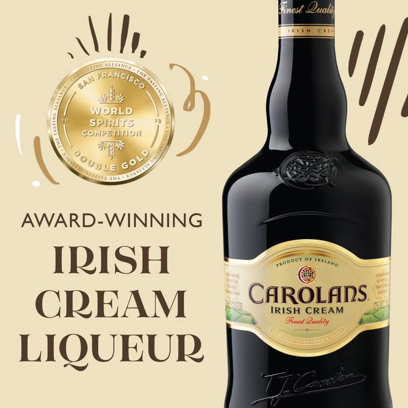 Carolans Irish Cream Liqueur 750ml (34 Proof)