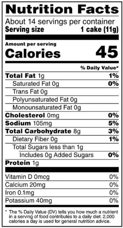 Quaker White Cheddar Rice Cakes, 5.5oz