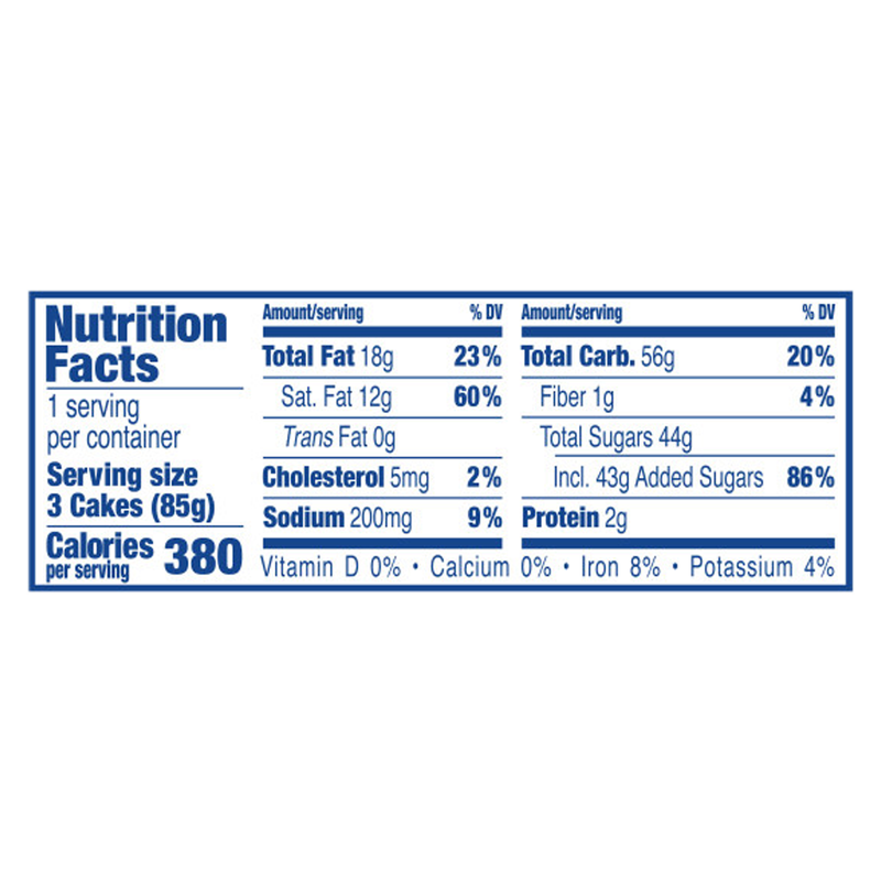 HOSTESS HOHOS, Chocolate Snack Cakes, Single Serve, 3 oz, 3 Count