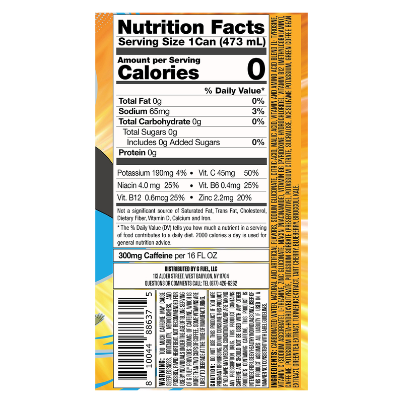 G Fuel Naruto 16oz Can