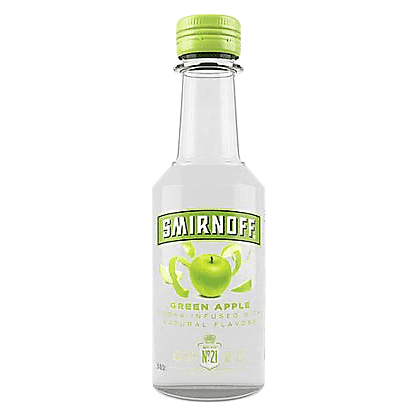 Smirnoff Green Apple Vodka 50ml (70 Proof)