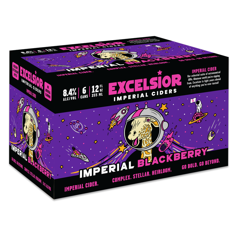 Schilling Excelsior Imperial Blackberry Cider 6pk 12oz Can 8.4% ABV
