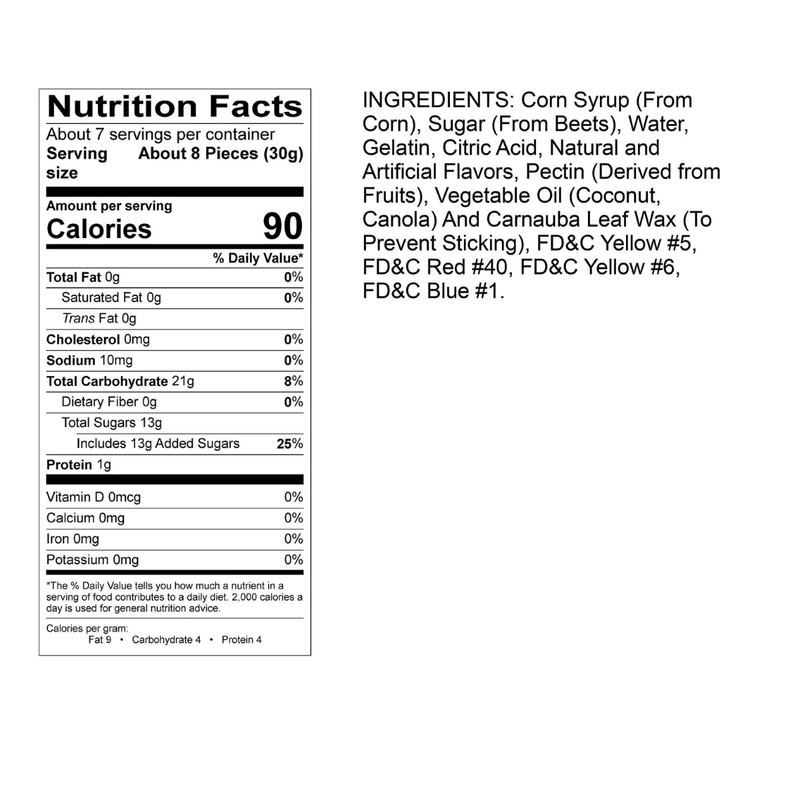 Albanese World's Best 12 Flavor Gummi Bears, 9 oz