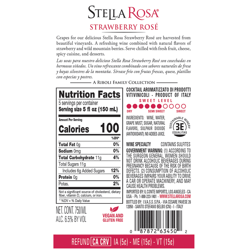 Stella Rosa Rose 750ml